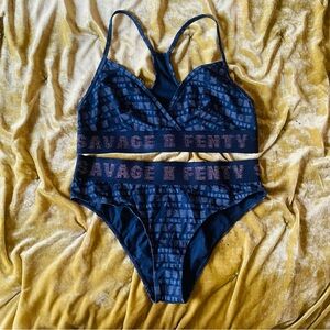 Savage X Fenty Women's Black Intimates Set